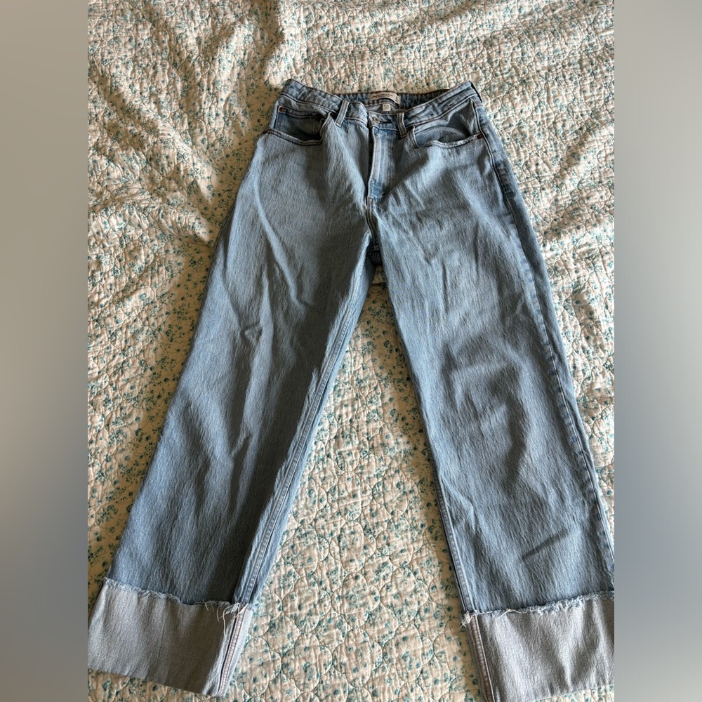 Abercrombie Curve Love 90s relaxed fit jeans
